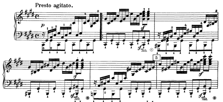 Moonlight Sonata – third movement